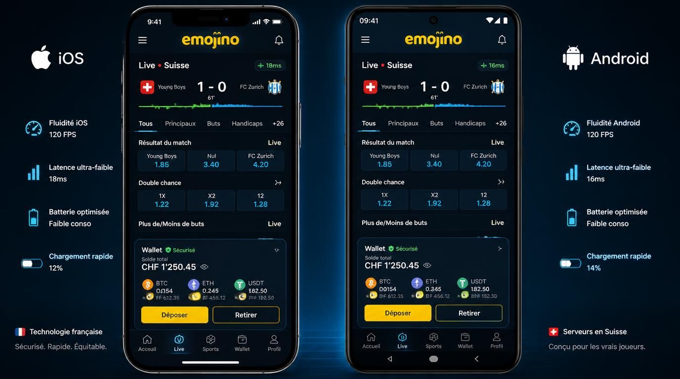 Interfaces iOS et Android comparées pour paris mobile