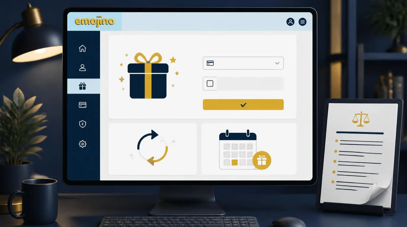 Interface de casino avec une offre de bienvenue, un dépÎt et des cartes de récompenses hebdomadaires